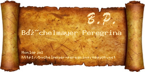 Büchelmayer Peregrina névjegykártya